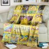 Anime Pokemon Pikachu Cards Version 2 Blanket