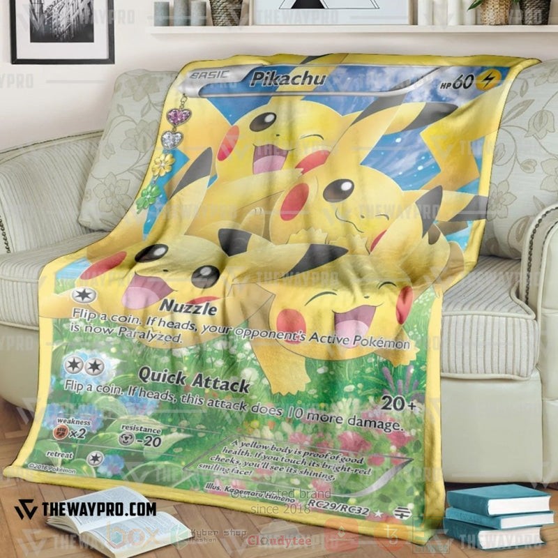 Anime Pokemon Pikachu Generations Blanket 3 Anime Pokemon Pikachu Generations Blanket 3