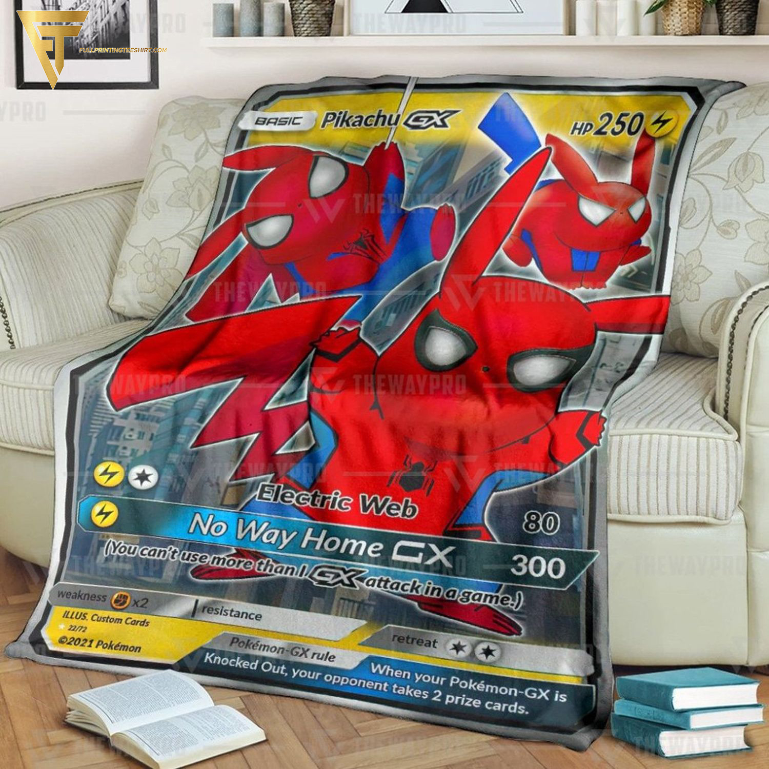 Anime Pokemon Pikachu No Way Home Full Printing Blanket Anime Pokemon Pikachu No Way Home Full Printing Blanket