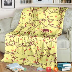 Anime Pokemon Pikachu Soft Blanket