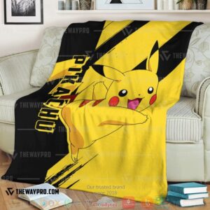Anime Pokemon Pikachu Soft Blanket 2