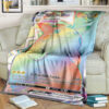 Anime Pokemon Pikachu Vmax Rainbow Full Printing Blanket
