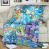 Anime Pokemon Poke Worlds Blanket