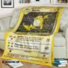 Anime Pokemon Raichu Base Set Blanket