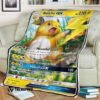 Anime Pokemon Raichu Gx Shining Legends Blanket