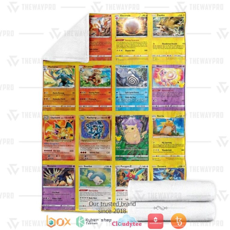 Anime-Pokemon-Rare-Holo-Cards-Soft-Blanket-3