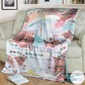 Anime Pokemon Reshiram Custom Blanket
