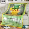 Anime Pokemon Saint Patrick Pikachu Soft Blanket