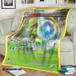 Anime Pokemon Sceptile Primal Clash Blanket 2