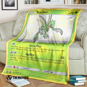 Anime Pokemon Scyther Celestial Storm Blanket