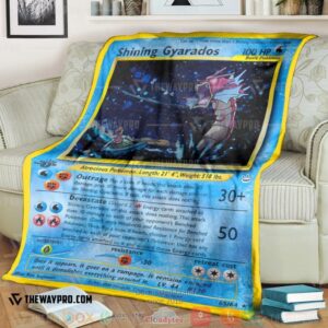 Anime Pokemon Shining Gyarados Neo Revelation Soft Blanket 2