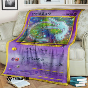 Anime Pokemon Shining Mew Coro Coro Blanket