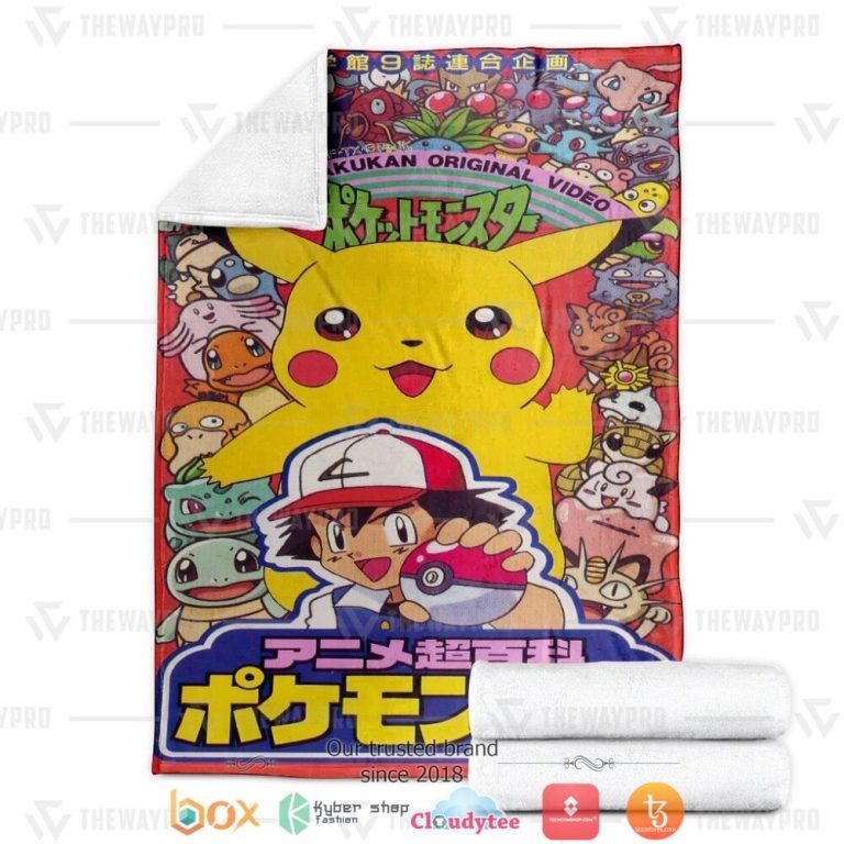Anime-Pokemon-Shogakukan-Soft-Blanket-2