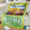 Anime Pokemon Shuckle Neo Genesis Full Printing Blanket