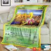 Anime Pokemon Shuckle Neo Genesis Soft Blanket