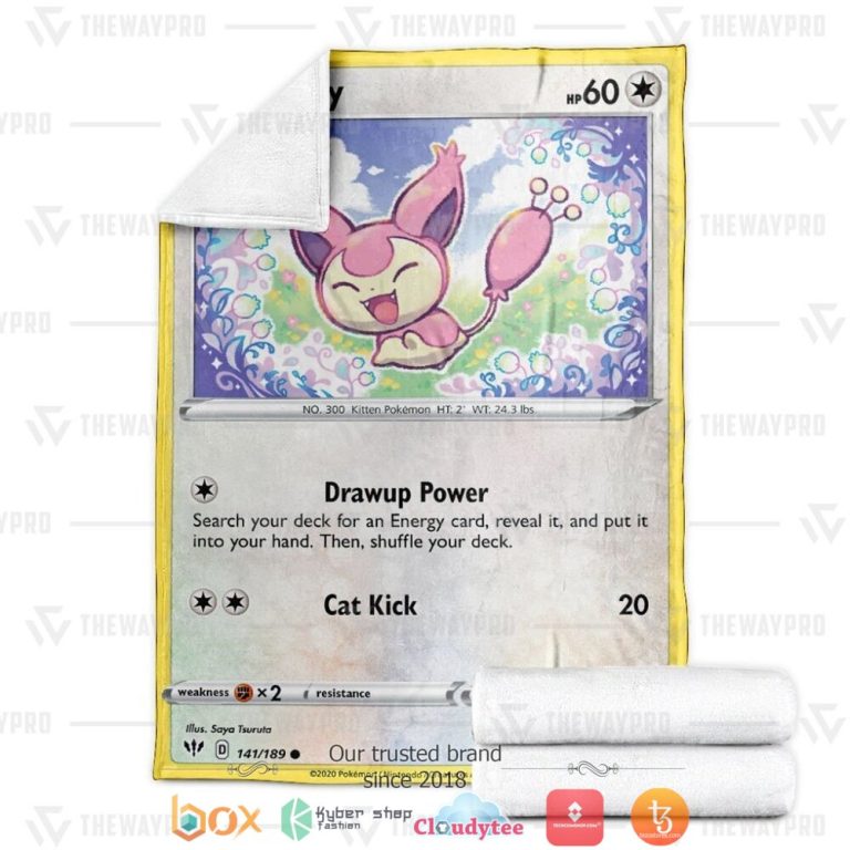 Anime-Pokemon-Skitty-Soft-Blanket-2