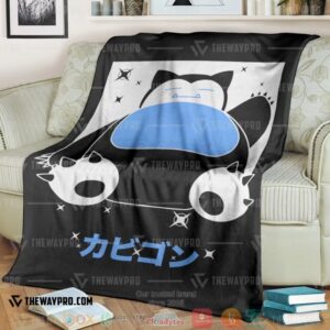 Anime Pokemon Snorlax Blanket 2