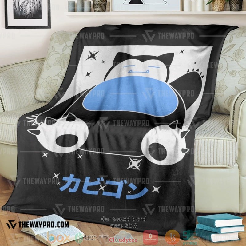 Anime Pokemon Snorlax Blanket 2 Anime Pokemon Snorlax Blanket 2