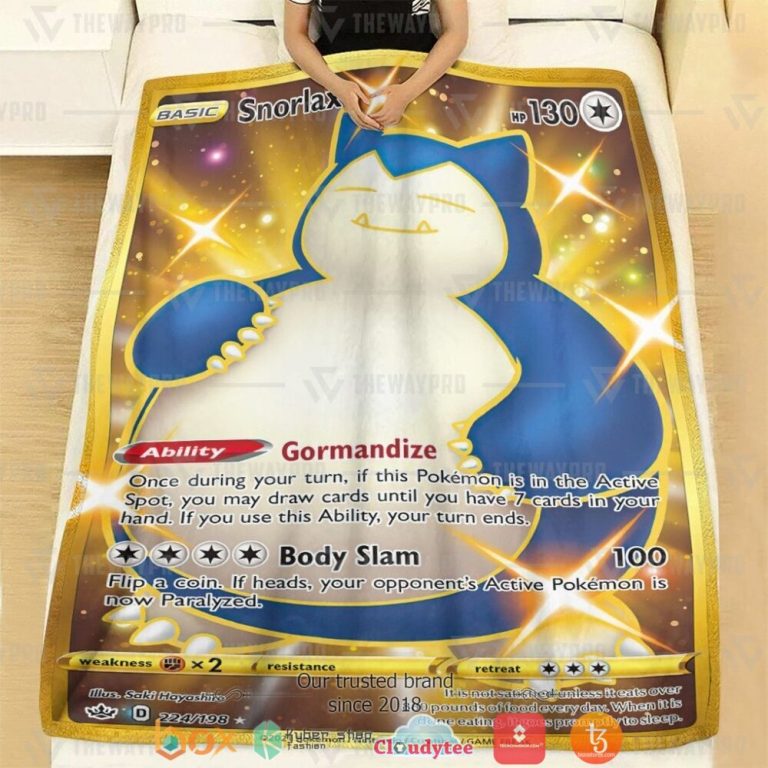 Anime-Pokemon-Snorlax-Chilling-Reign-Soft-Blanket-2