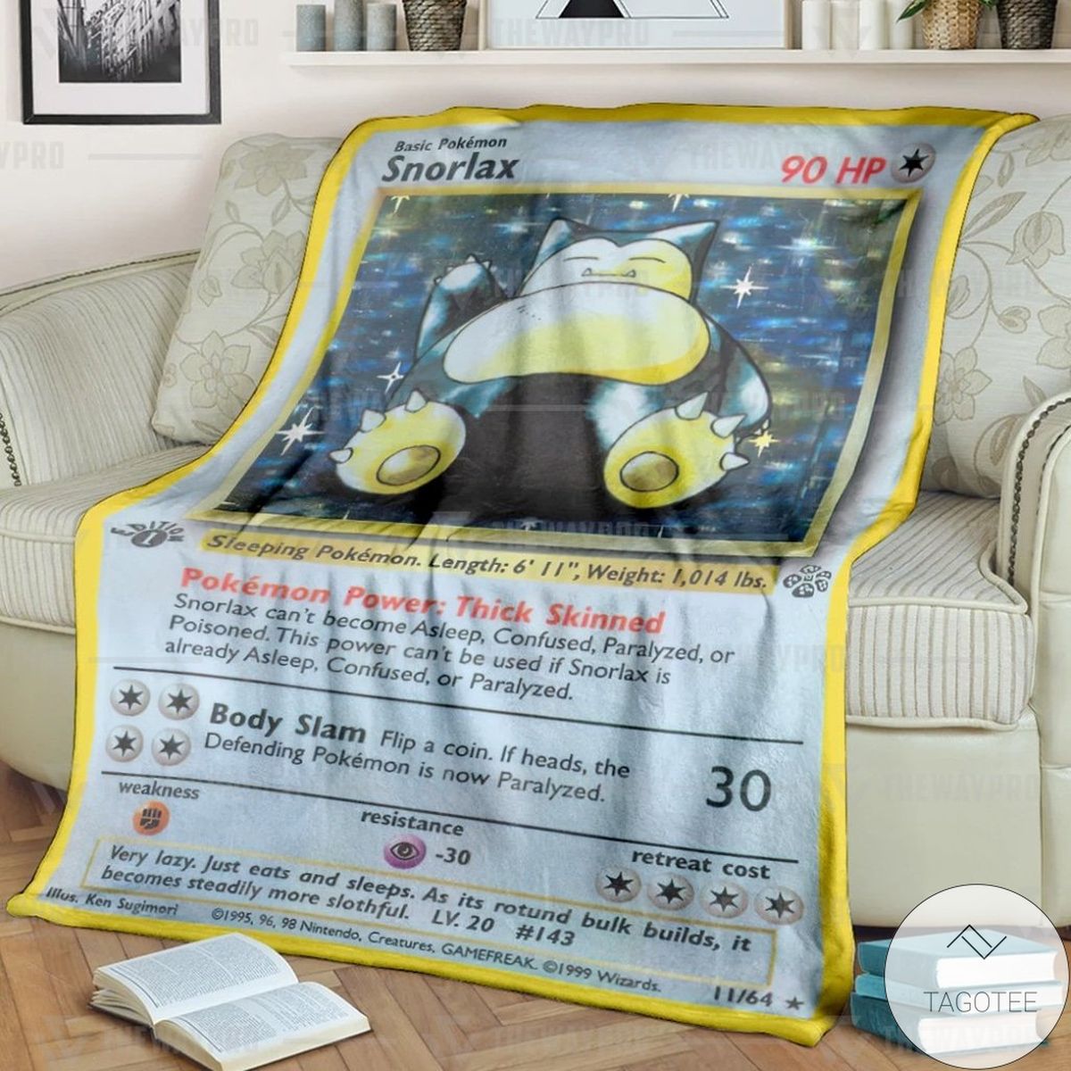 Anime Pokemon Snorlax Custom Blanket Anime Pokemon Snorlax Custom Blanket