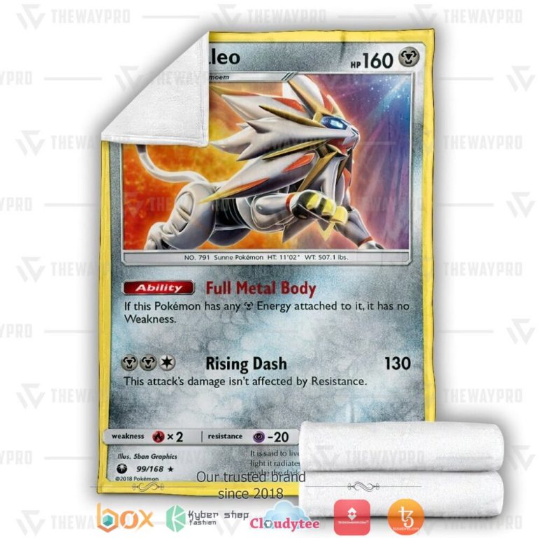 Anime-Pokemon-Solgaleo-Celestial-Storm-Soft-Blanket-2