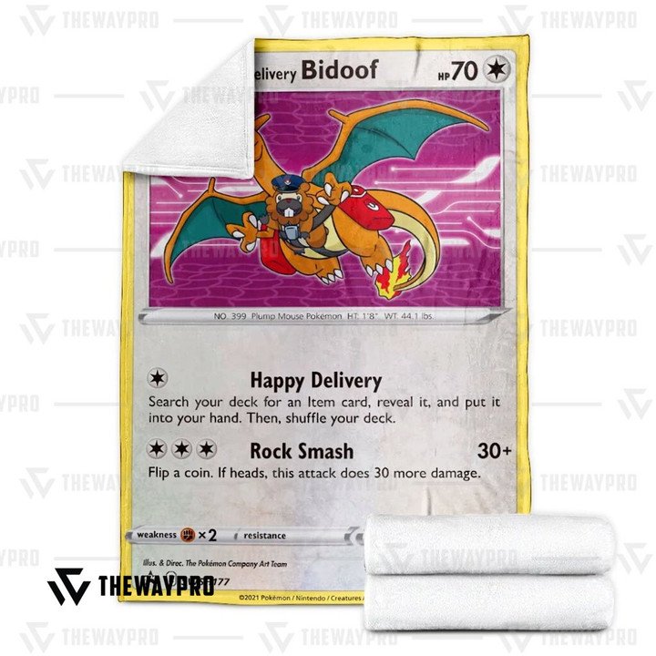 Anime-Pokemon-Special-Delivery-Bidoof-Quilt-Blanket-2