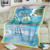 Anime Pokemon Squirtle Full Printing Blanket