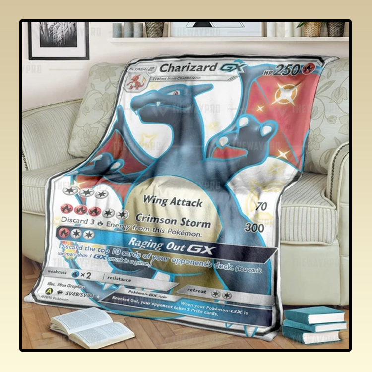 Anime-Pokemon-Sv49-Charizard-Gx-Custom-Soft-Blanket-Limited-Edition-1
