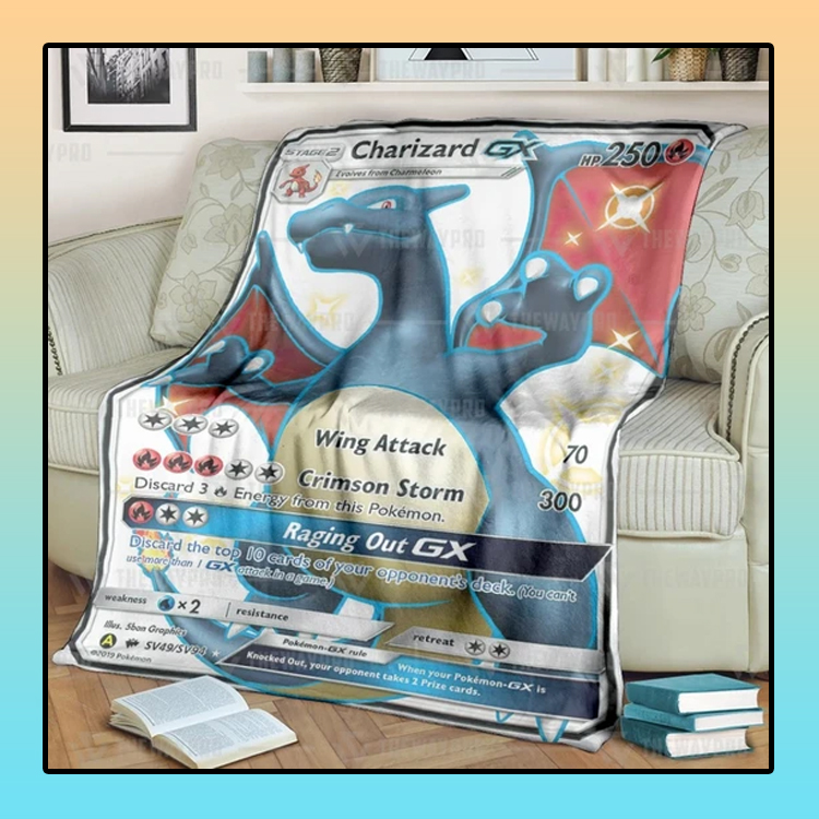 Anime-Pokemon-Sv49-Charizard-Gx-Custom-Soft-Blanket-Limited-Edition-2
