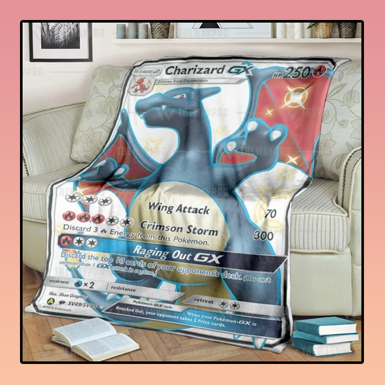 Anime-Pokemon-Sv49-Charizard-Gx-Custom-Soft-Blanket-Limited-Edition-3