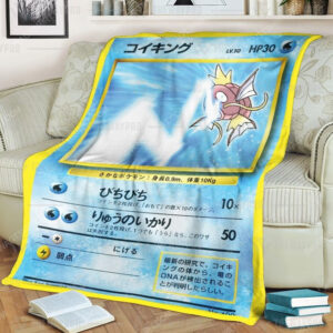 Anime Pokemon Tamamushi University Magikarp Soft Blanket
