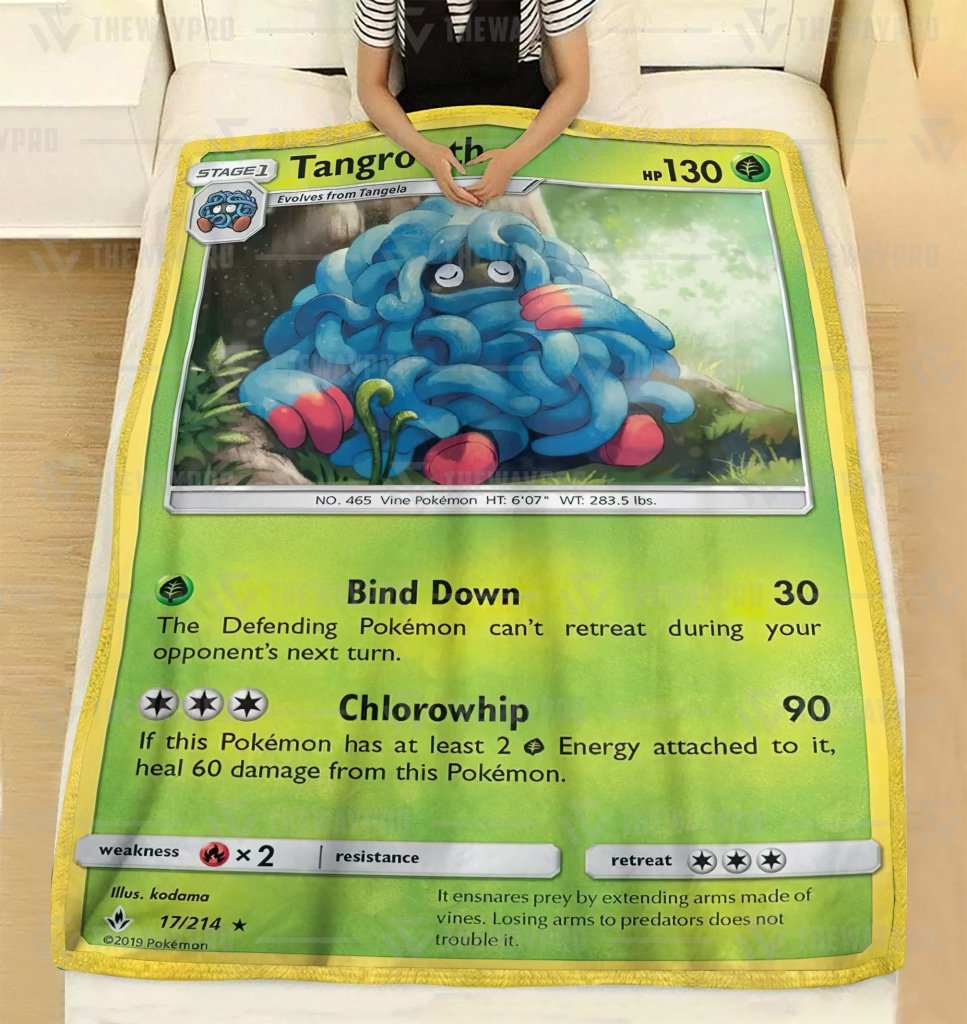 Anime-Pokemon-Tangrowth-Blanket-1