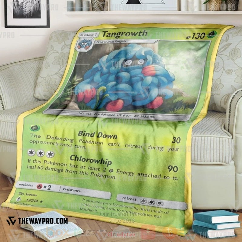 Anime Pokemon Tangrowth Blanket 3 Anime Pokemon Tangrowth Blanket 3