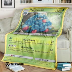 Anime Pokemon Tangrowth Blanket 2