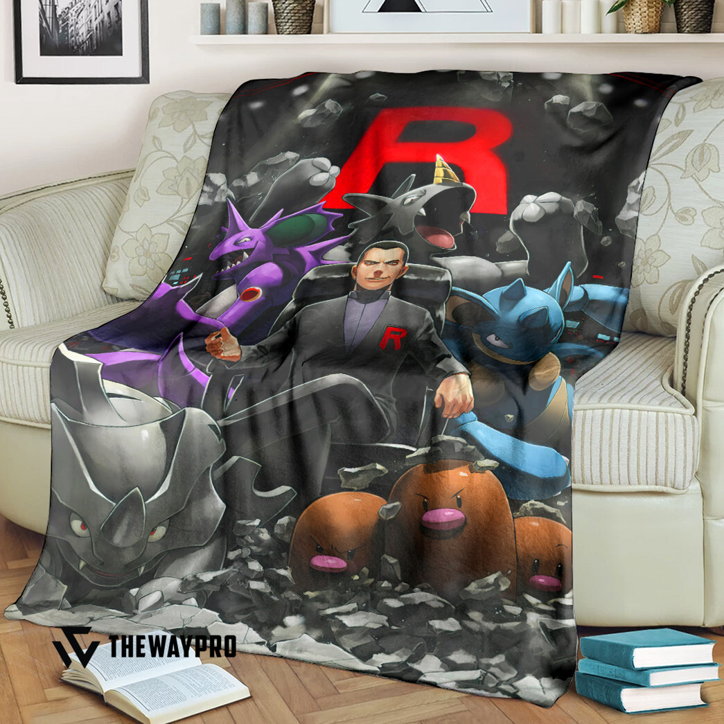 Anime Pokemon Team Rocket Leader Blanket Anime Pokemon Team Rocket Leader Blanket