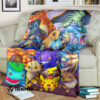 Anime Pokemon The Poke Favourites Blanket
