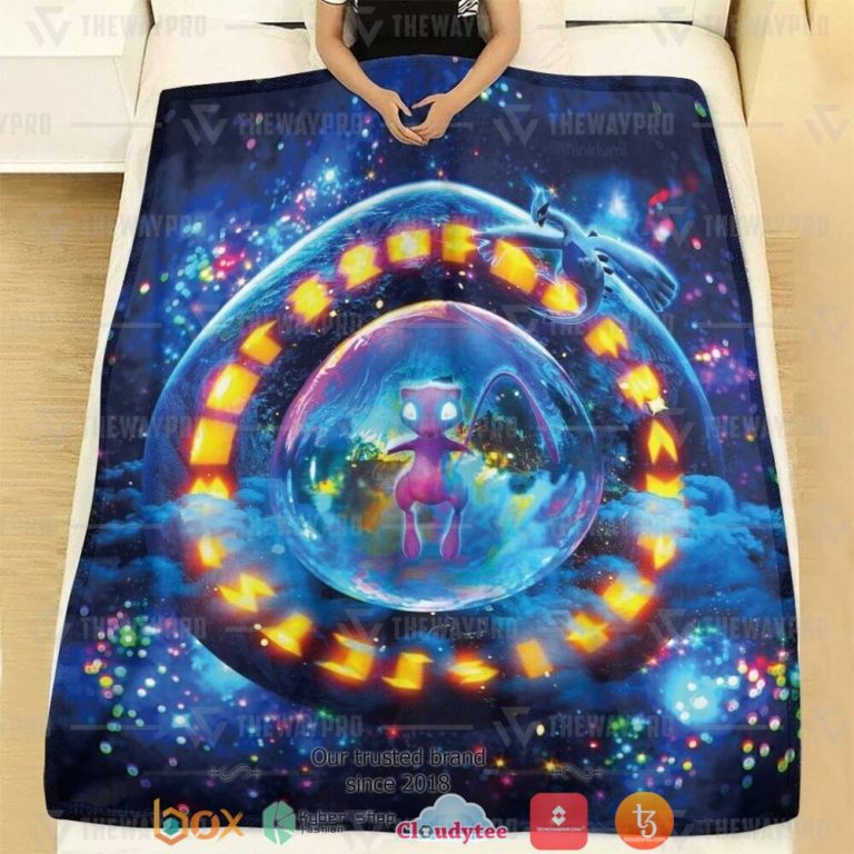 Anime-Pokemon-The-Return-Of-Ancient-Mew-Soft-Blanket-1