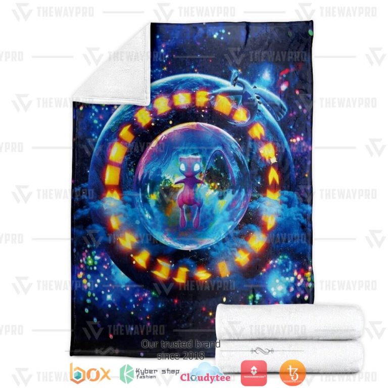Anime-Pokemon-The-Return-Of-Ancient-Mew-Soft-Blanket-2