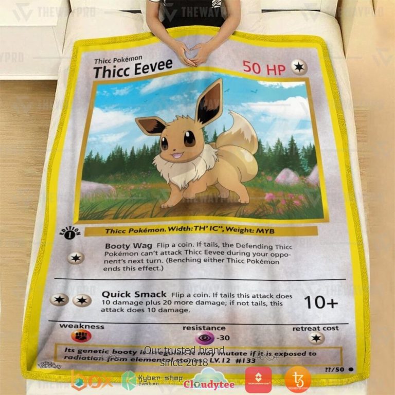 Anime-Pokemon-Thicc-Eevee-Soft-Blanket-1
