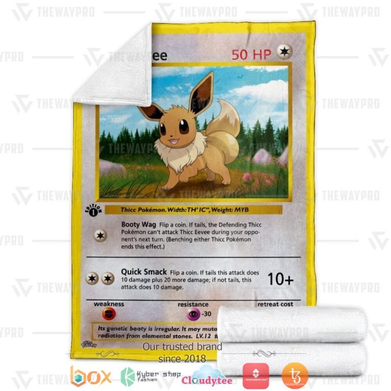 Anime-Pokemon-Thicc-Eevee-Soft-Blanket-2