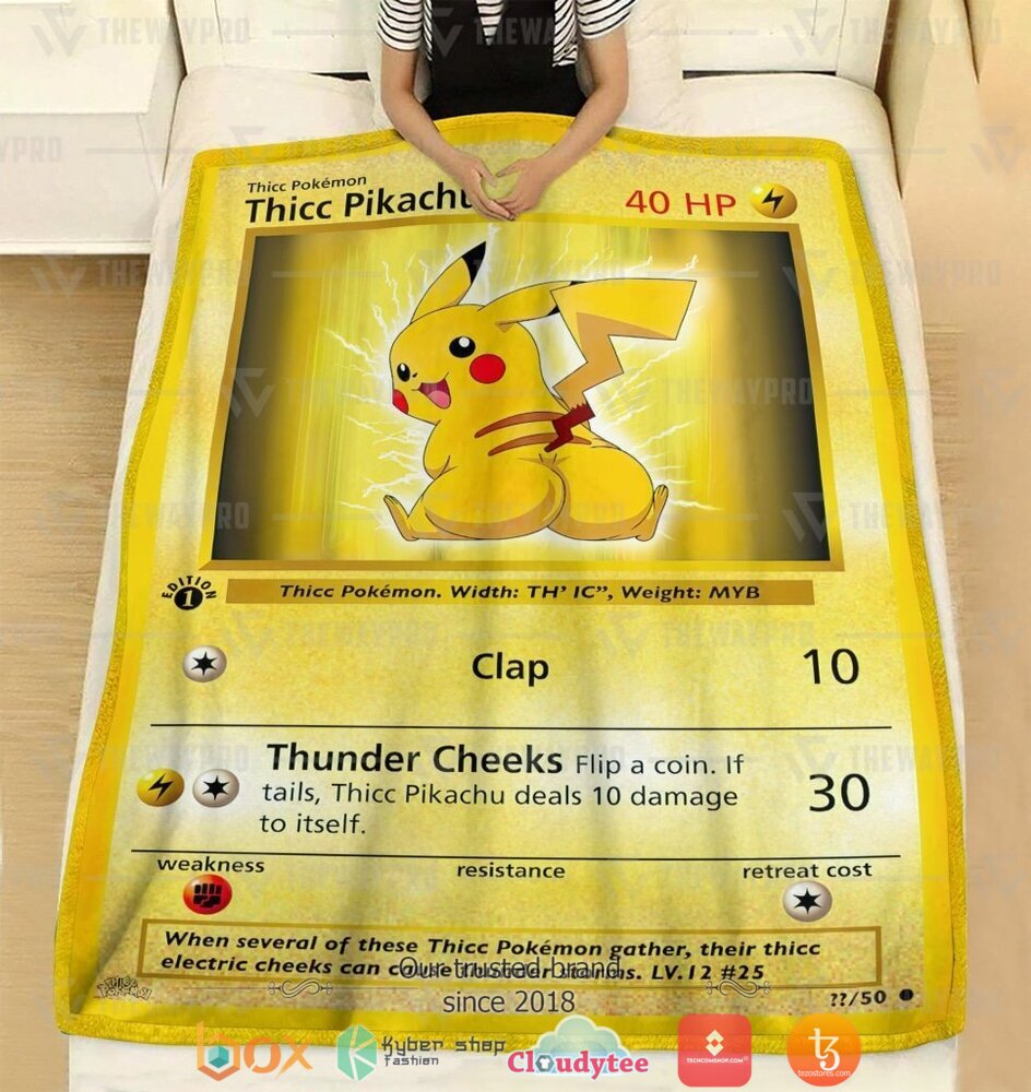 Anime-Pokemon-Thicc-Pikachu-Soft-Blanket-2