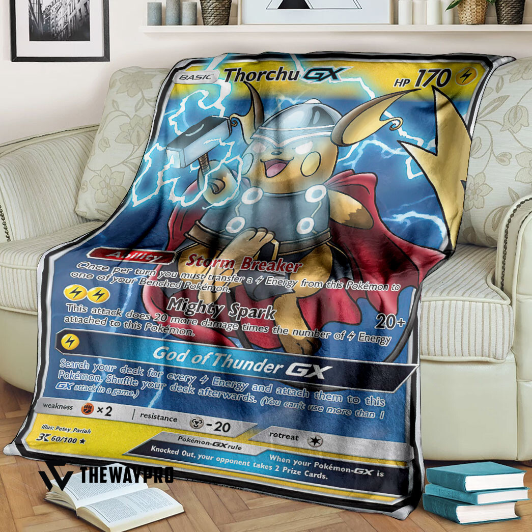 Anime Pokemon Thorchu Gx Blanket Anime Pokemon Thorchu Gx Blanket