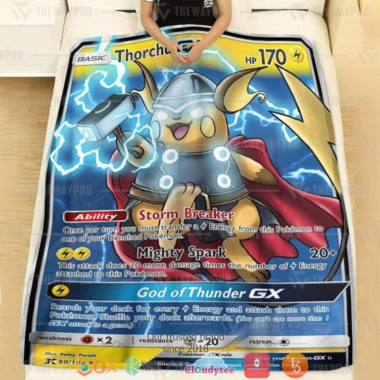 Anime-Pokemon-Thorchu-Gx-Soft-Blanket-1