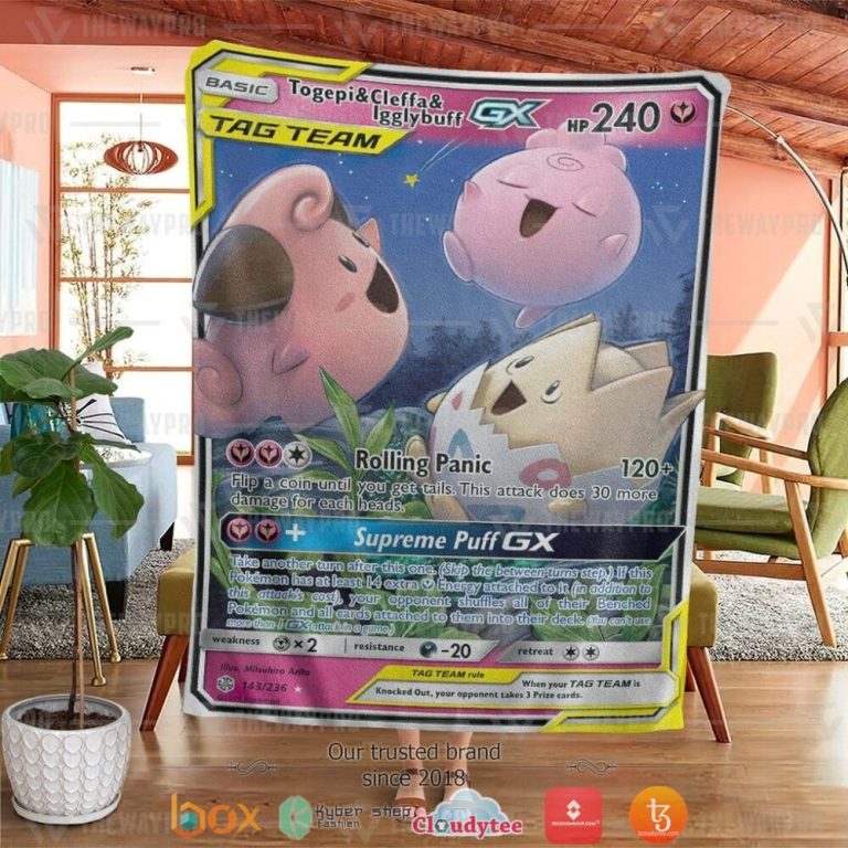 Anime-Pokemon-Togepi-Cleffa-Igglybuff-Gx-Cosmic-Eclipse-Soft-Blanket-1