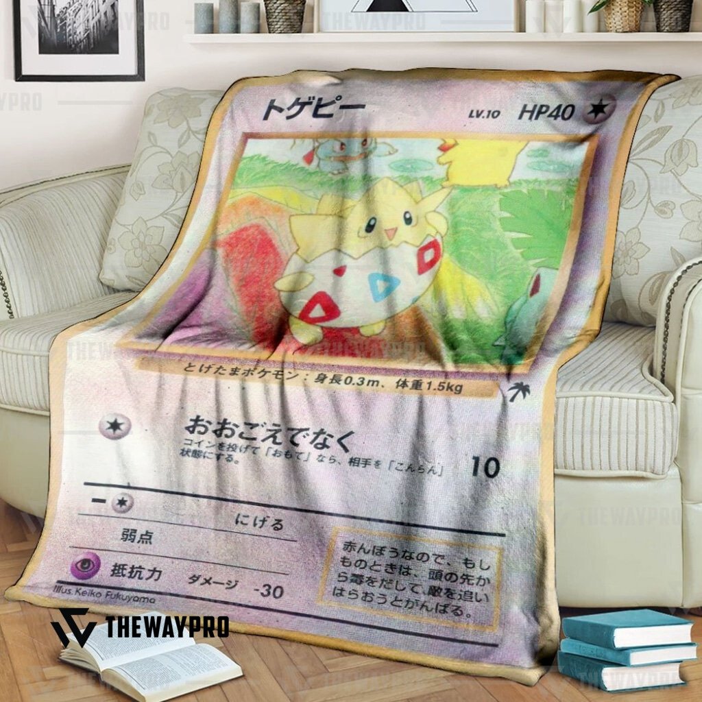 Anime Pokemon Togepi Southern Islands Japanese Version Blanket Anime Pokemon Togepi Southern Islands Japanese Version Blanket