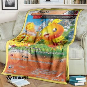 Anime Pokemon Torchic Primal Clash Blanket