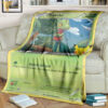 Anime Pokemon Treecko Full Printing Blanket