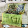 Anime Pokemon Treecko Holo Quilt Blanket