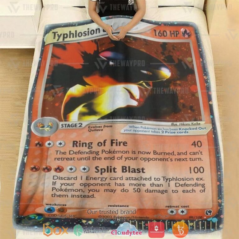 Anime-Pokemon-Typhlosion-Ex-Soft-Blanket-1