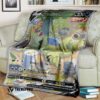 Anime Pokemon Tyranitar V Blanket
